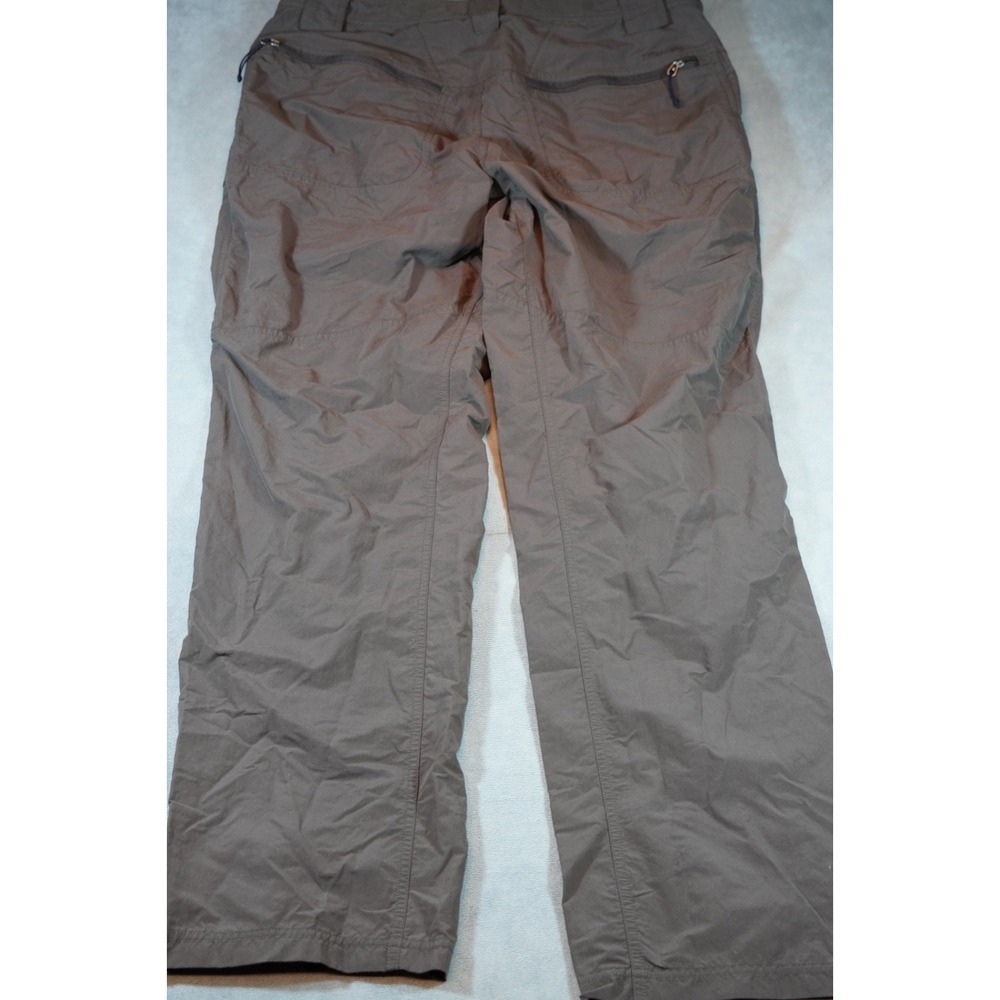 Columbia Men's Titanium Omni-dry Brown Fishing Hiking Pants 34x32 Zip Pockets